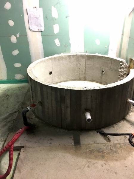 Construction d'un jacuzzi sur mesure pour une villa située à Cannes